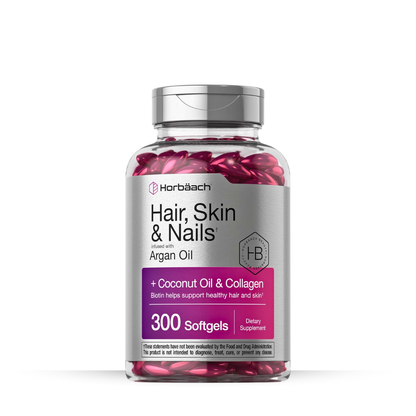 Horbäach Hair, Skin, and Nails Vitamins | 300 Softgels - Kodomo store