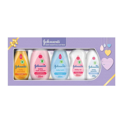 Johnson's Baby Essentials Gift Box – Complete Newborn Care Set - Kodomo store
