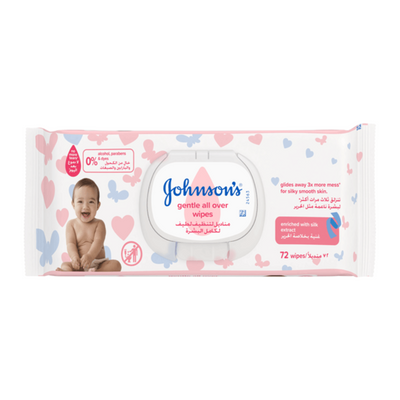 Johnson's Baby Gentle All Over Wipes – Ultra-Soft & Hypoallergenic - Kodomo store