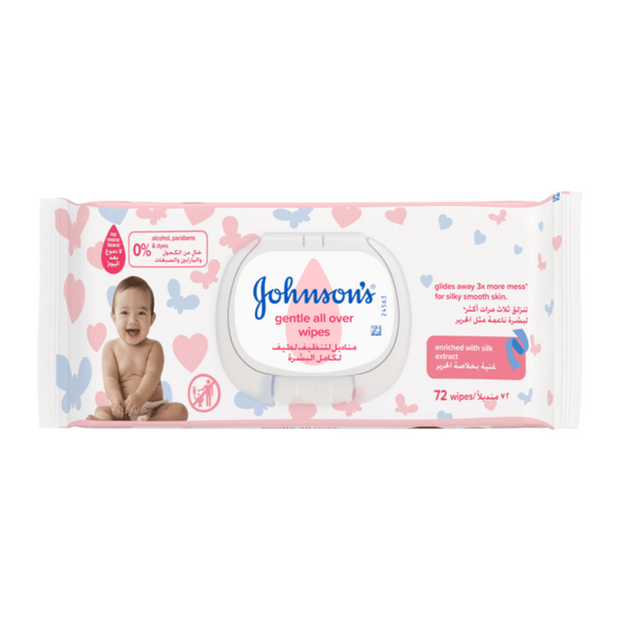 Johnson's Baby Gentle All Over Wipes – Ultra-Soft & Hypoallergenic - Kodomo store
