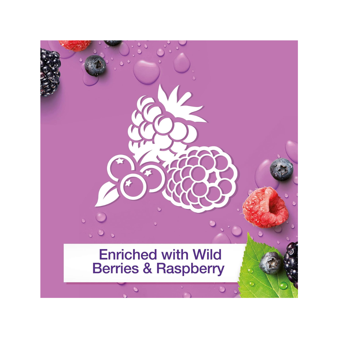 Johnson's Vita-Rich Body Wash Raspberry Extract – 400ml - Kodomo store