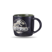 Jurassic World Ceramic Mug 520mL – Black & Green | Official Dino Design - Kodomo store