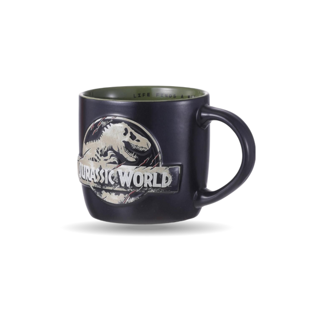 Jurassic World Ceramic Mug 520mL – Black & Green | Official Dino Design - Kodomo store