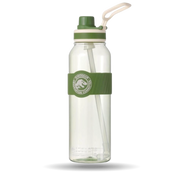 Jurassic World Water Bottle 1000mL – Green | With Handle & Straw - Kodomo store