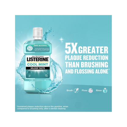 Listerine Cool Mint Mouthwash 500ml – Fresh Breath & Strong Teeth - Kodomo store