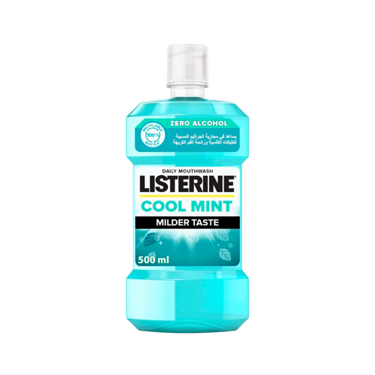 Listerine Cool Mint Mouthwash 500ml – Fresh Breath & Strong Teeth
