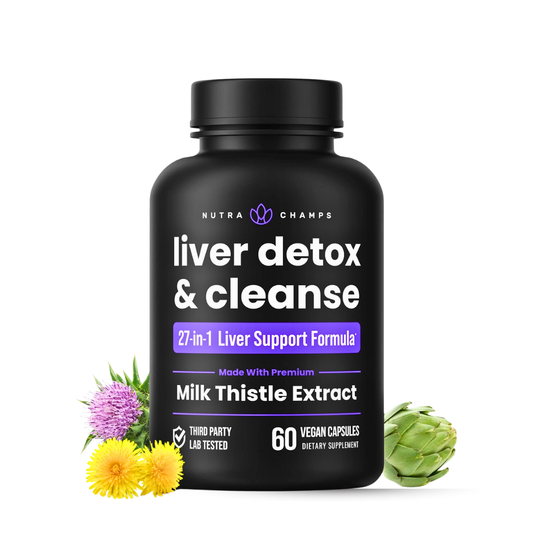 Liver Cleanse Detox & Repair – 25+ Herbal Blend with Milk Thistle, Dandelion & Artichoke (60 Capsules) - Kodomo store
