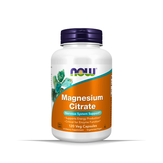 NOW Foods Magnesium Citrate 400mg – 120 Capsules