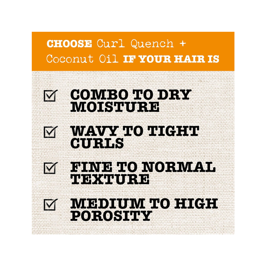Maui Moisture Curl Quench Coconut Oil Conditioner – 13 oz, Anti-Frizz - Kodomo store