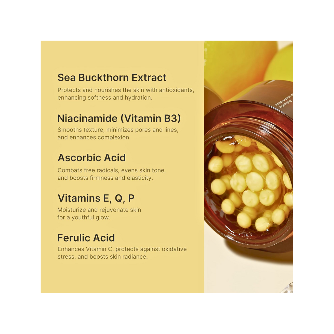 Medicube Vitamin C Golden Capsule Moisturizer 1.94 oz - Kodomo store