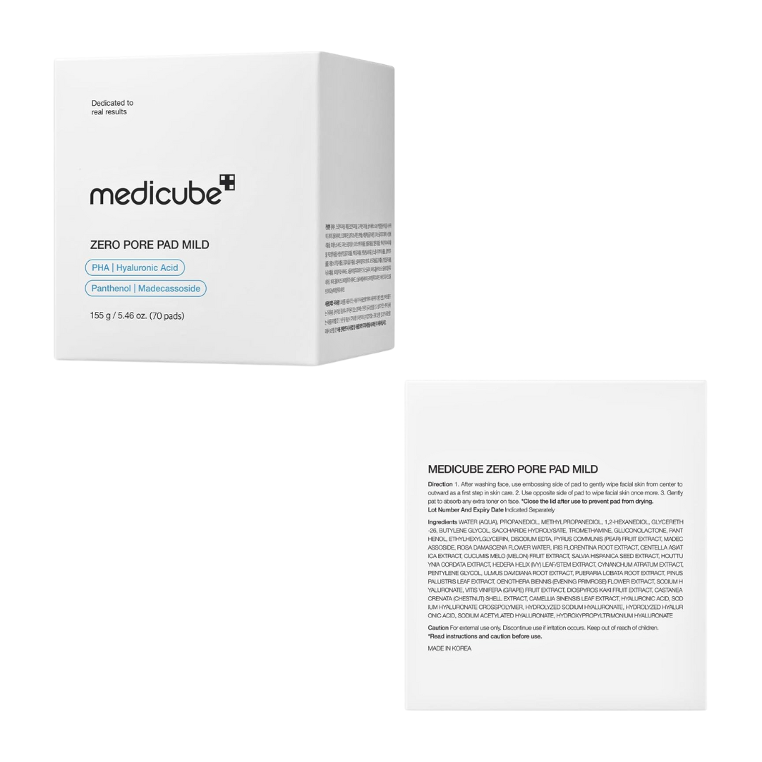 Medicube Zero Pore Pads Mild 2.0 - Kodomo store