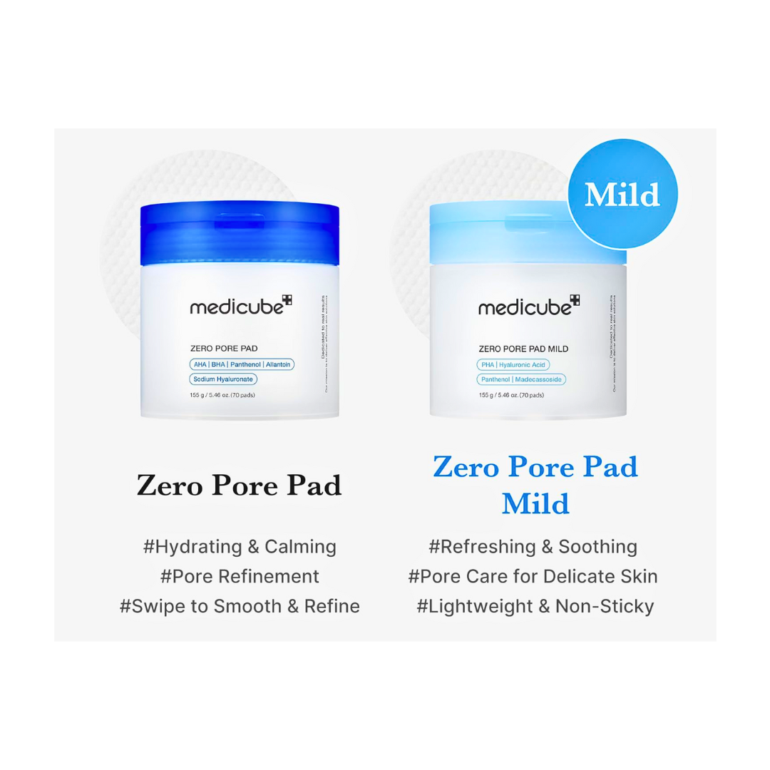 Medicube Zero Pore Pads Mild 2.0 - Kodomo store