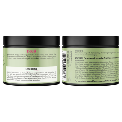 Mielle Rosemary Mint Hair Mask – Strength & Biotin - Kodomo store