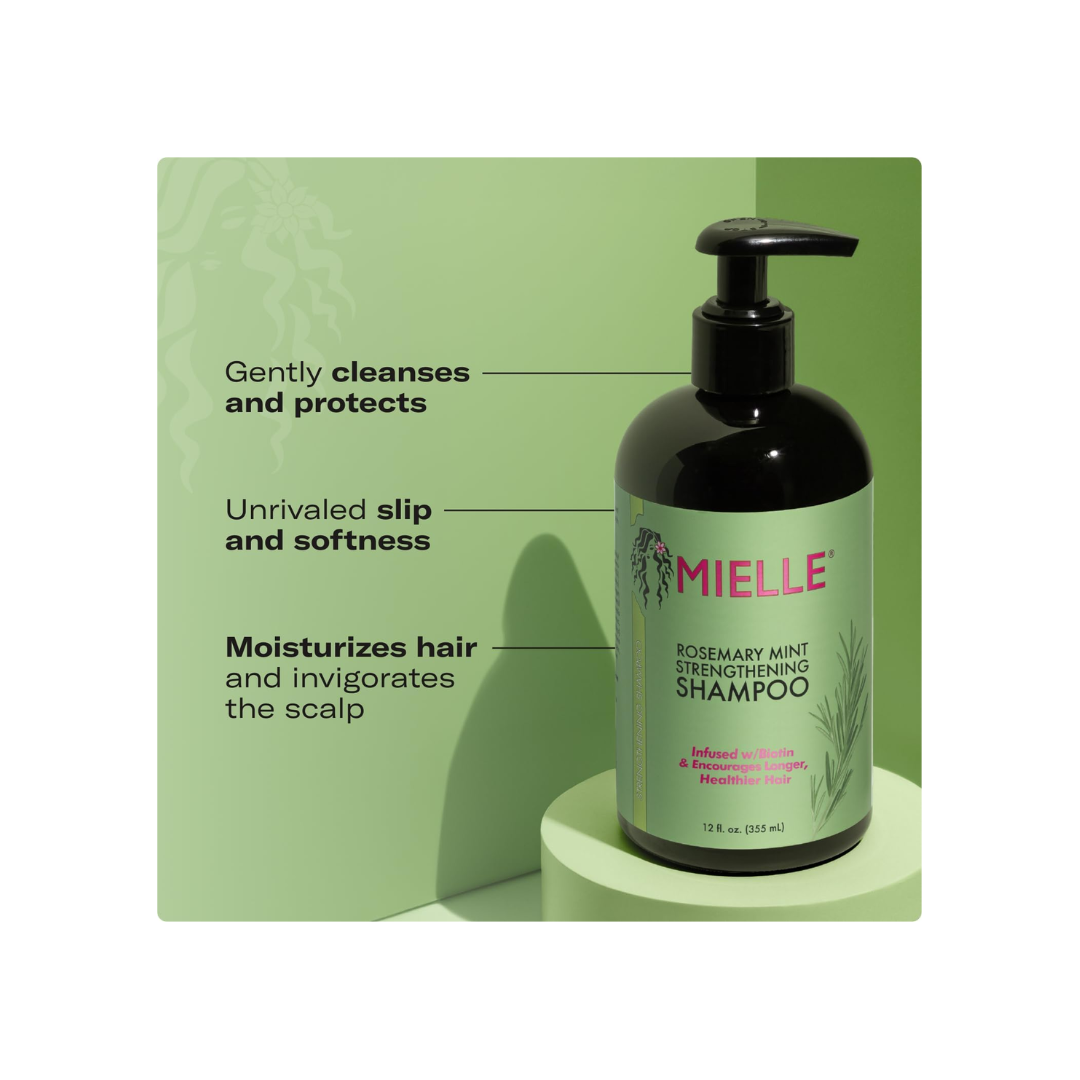 Mielle Rosemary Mint Shampoo w/ Biotin – 12oz - Kodomo store