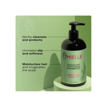 Mielle Rosemary Mint Shampoo w/ Biotin – 12oz - Kodomo store