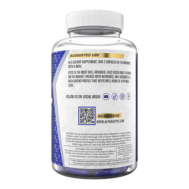Alpha Supps Vites Men's Multivitamin – Complete Daily Supplement - Kodomo store