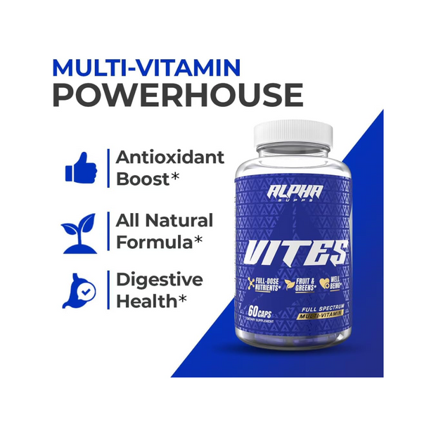 Alpha Supps Vites Men's Multivitamin – Complete Daily Supplement - Kodomo store