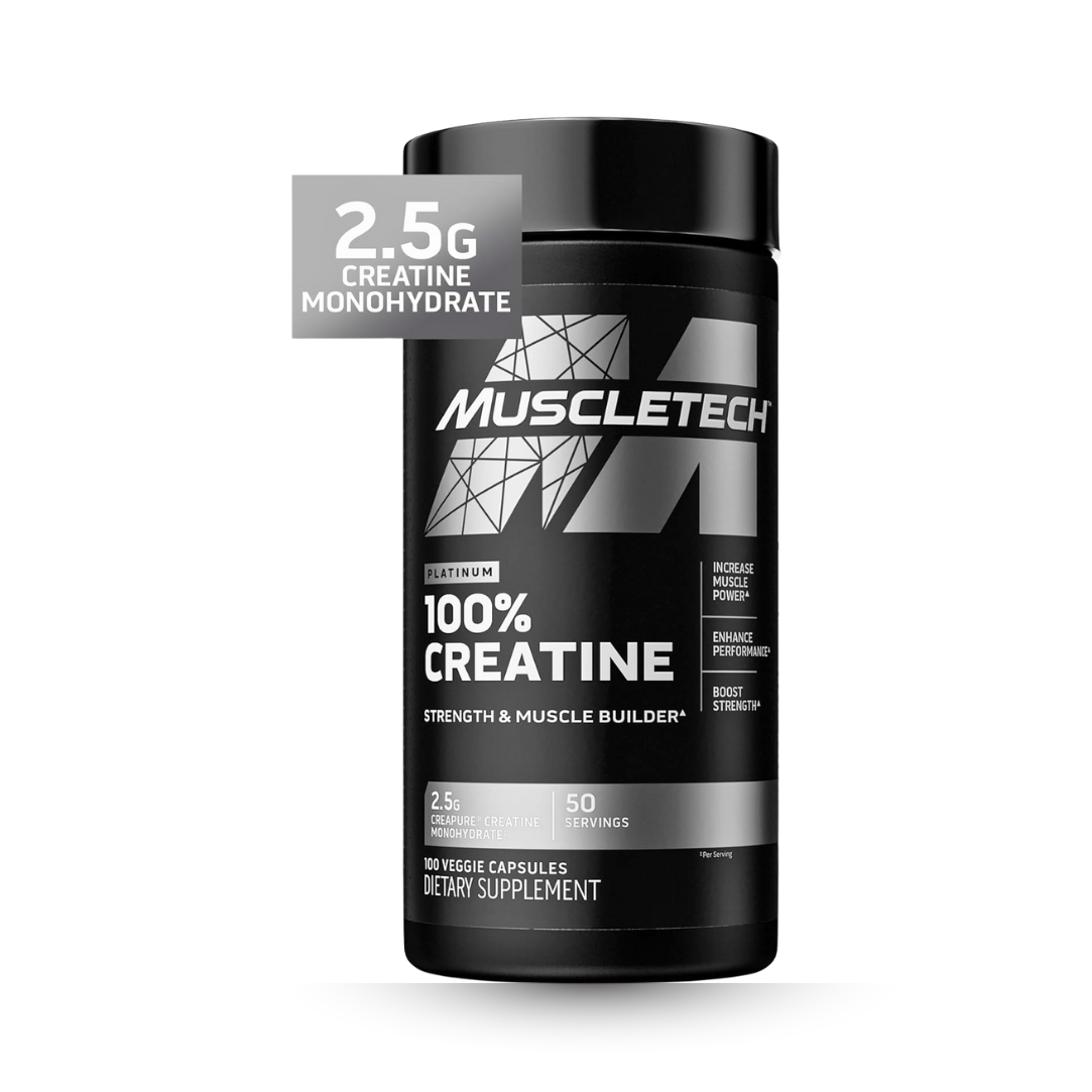 MuscleTech Platinum Creatine Monohydrate Pills – 100 Count - Kodomo store