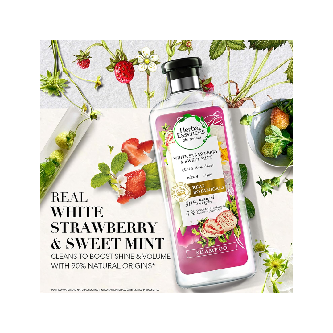 Natural Volumizing Shampoo with White Strawberry & Mint – 400ml - Kodomo store