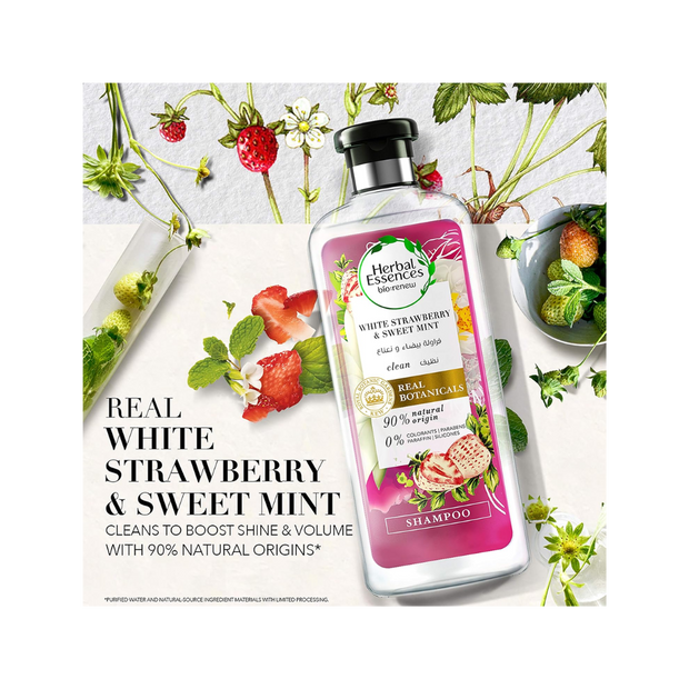 Natural Volumizing Shampoo with White Strawberry & Mint – 400ml - Kodomo store