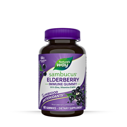 Nature's Way Sambucus Elderberry Gummies for Immune Support - Kodomo store