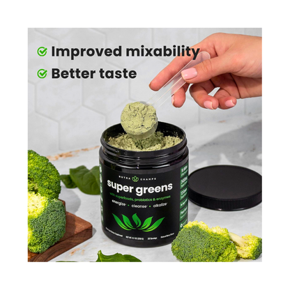 NutraChamps Super Greens Powder – Premium Superfood Blend with Probiotics & Digestive Enzymes - Kodomo store