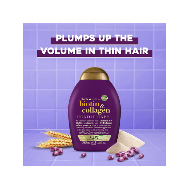 OGX Thick & Full Biotin & Collagen Conditioner 375ML - Kodomo store