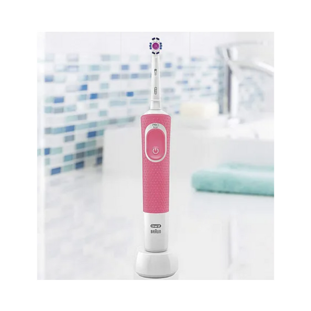 Oral-B Vitality 200 Electric Rechargeable Toothbrush – Pink Travel Case - Kodomo store