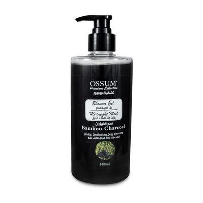 Ossum Midnight Mist Bamboo Charcoal Shower Gel for Women – 500ml - Kodomo store