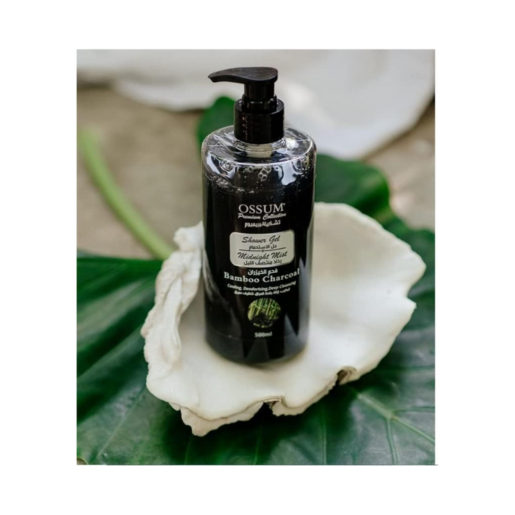 Ossum Midnight Mist Bamboo Charcoal Shower Gel for Women – 500ml - Kodomo store