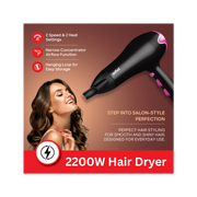 Sanford 2200W Professional Hair Dryer – Fast Drying & Styling - Kodomo store