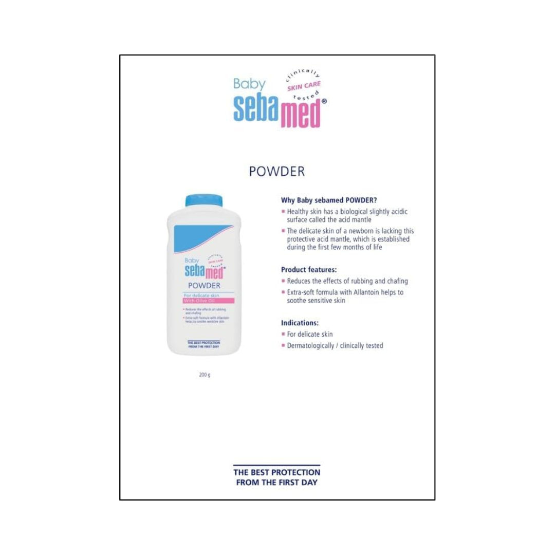Sebamed Baby Powder – Gentle Protection for Delicate Skin (400g) - Kodomo store