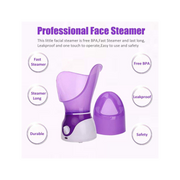 Senjie Warm Mist Facial Steamer – BPA-Free, Deep Hydration & Pore Cleansing - Kodomo store