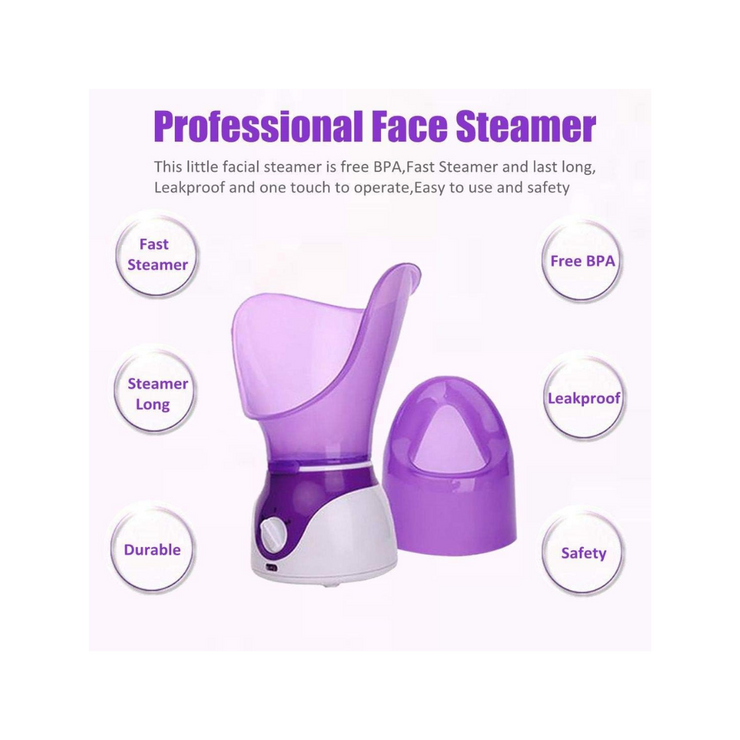 Senjie Warm Mist Facial Steamer – BPA-Free, Deep Hydration & Pore Cleansing - Kodomo store