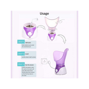 Senjie Warm Mist Facial Steamer – BPA-Free, Deep Hydration & Pore Cleansing - Kodomo store