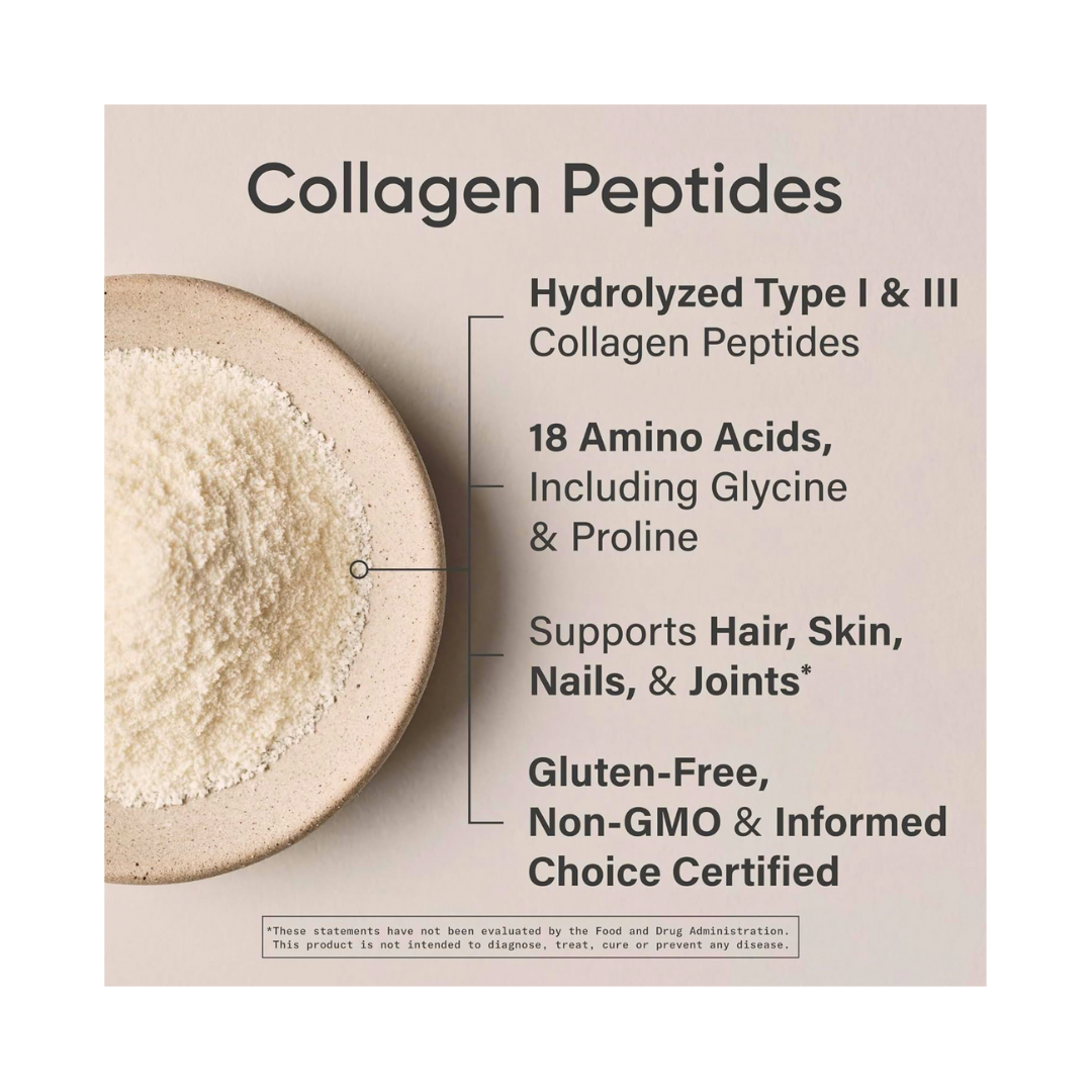 Sports Research Grass-Fed Collagen Peptides Powder – Unflavored, 16 oz - Kodomo store