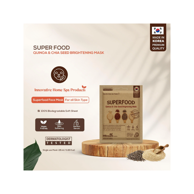 Superfood Quinoa & Chia Brightening Mask - Kodomo store