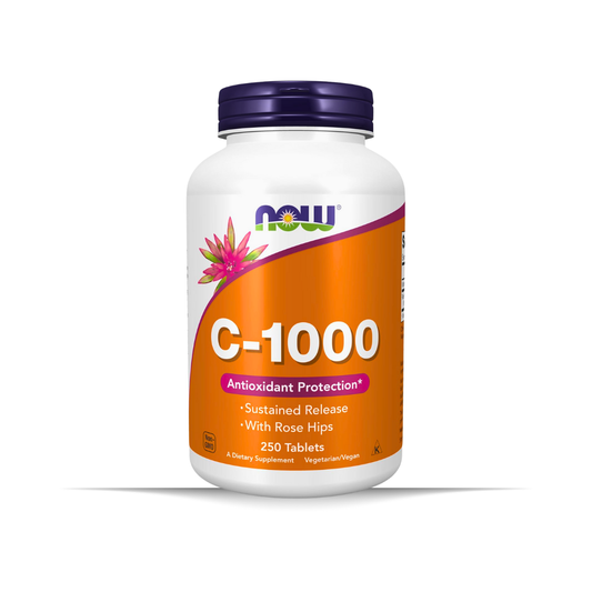 NOW Vitamin C-1000 with Rose Hips | 250 Tablets | Antioxidant