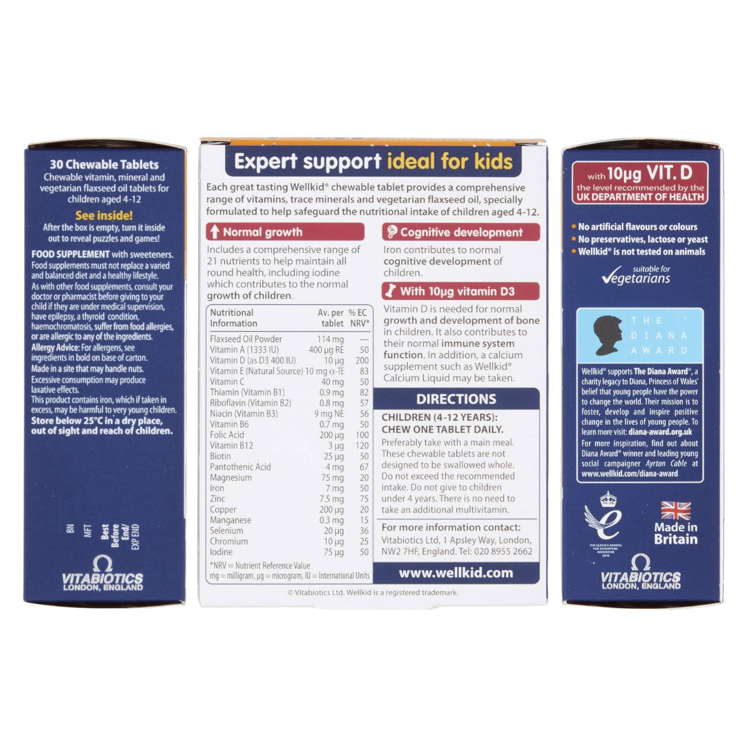 Wellkid Smart Chewables – 30 Tabs - Kodomo store