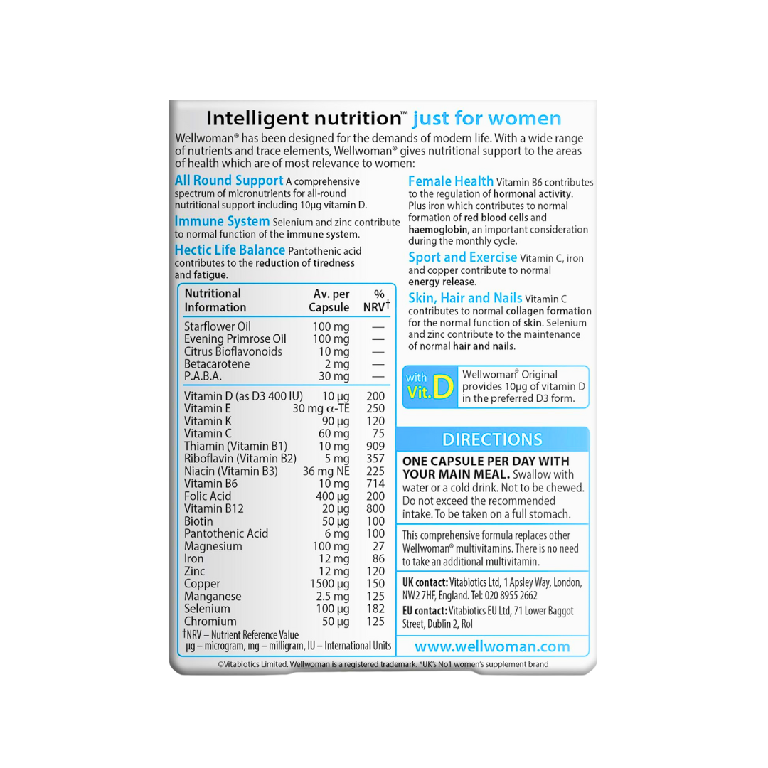 Wellwoman Original – 30 Caps by Vitabiotics - Kodomo store