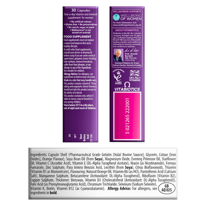 Wellwoman Original – 30 Caps by Vitabiotics - Kodomo store