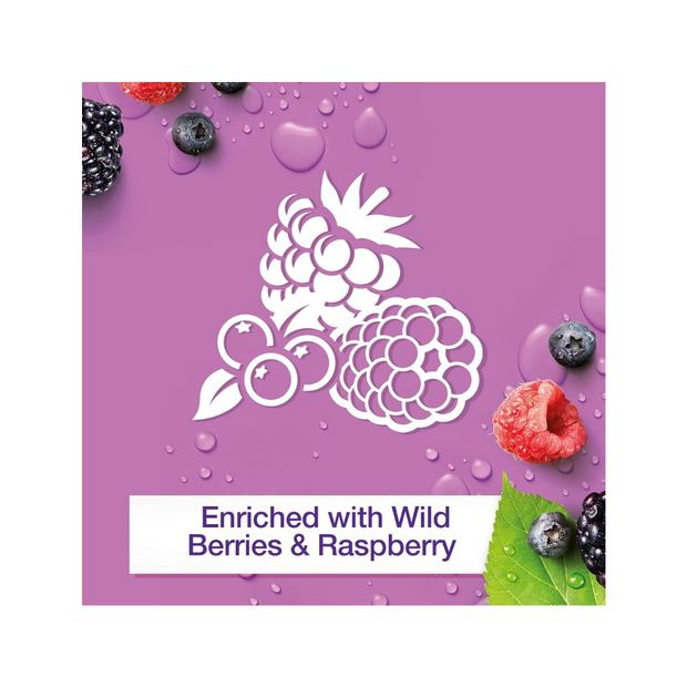Johnson's Vita-Rich Body Wash Raspberry Extract – 400ml - Kodomo store