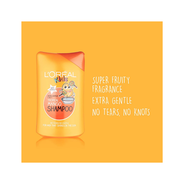 L’Oréal Paris Kids Tropical Shampoo (Tropical Mango, 250 ml) - Kodomo store