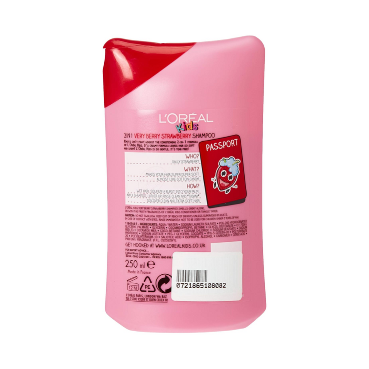 L’Oréal Paris Kids Strawberry Shampoo – 250 ml - Kodomo store