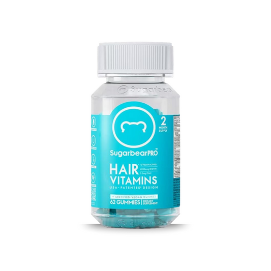 Sugarbear Pro Hair Vegan Gummies – Biotin Hair Vitamins